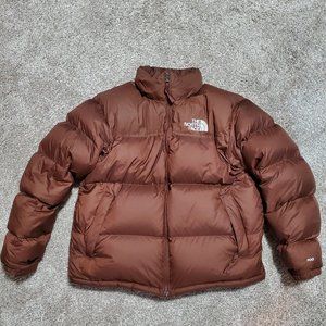 North Face Nuptse Down Jacket, 700 Fill, Size Large, Dark Oak